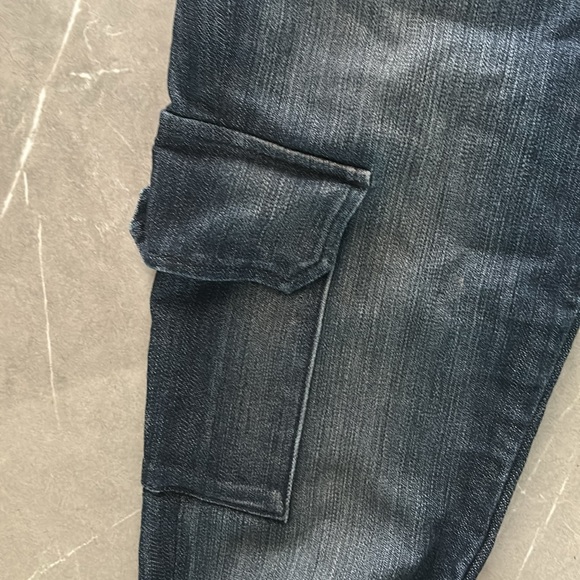 James Jeans Vintage Cargo Blue Denim Jeans - Size 25- Very Good Condition - Picture 3 of 10